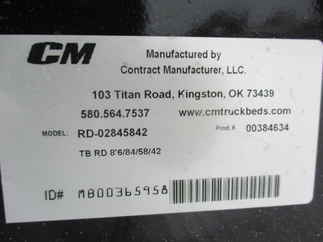 New CM 8.5 x 84 RD Flatbed Truck Bed