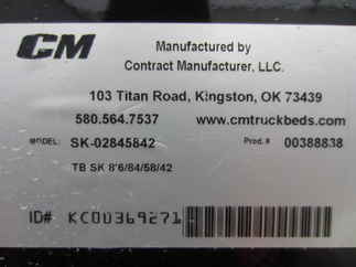 NOS CM 8.5 x 84 SK Flatbed Truck Bed