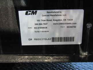 New CM 7 x 84 RD Flatbed Truck Bed