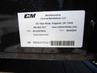 New CM 8.5 x 97 RD Flatbed Truck Bed