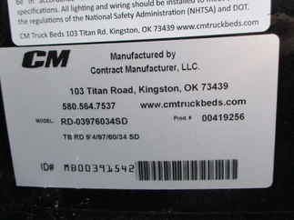 AS IS CM 9.3 x 97 RD Flatbed Truck Bed