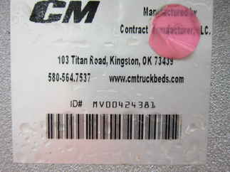 New CM 11.3 x 97 ALSK Flatbed Truck Bed