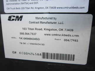 New CM 11.3 x 94 SK Flatbed Truck Bed
