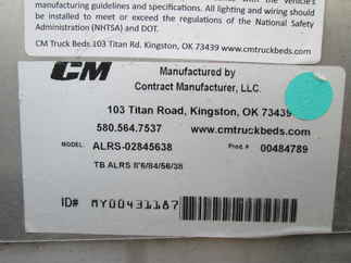 New CM 8.5 x 84 ALRS Flatbed Truck Bed