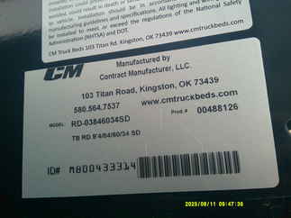 New CM 9.3 x 84 RD Flatbed Truck Bed