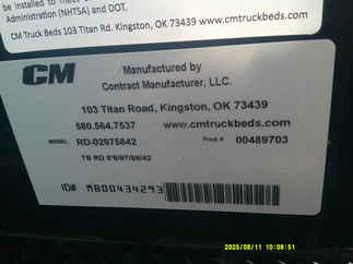 New CM 8.5 x 97 RD Flatbed Truck Bed
