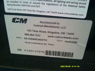 New CM 9.3 x 94 SK Flatbed Truck Bed