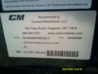 New CM 9.3 x 94 TM-DLX Flatbed Truck Bed