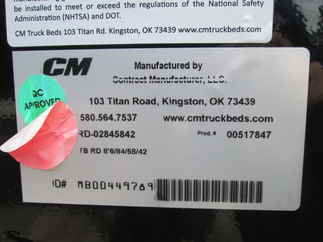 New CM 8.5 x 84 RD Flatbed Truck Bed