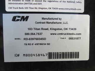 New CM 9.3 x 97 RD Flatbed Truck Bed