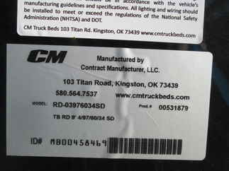 New CM 9.3 x 97 RD Flatbed Truck Bed