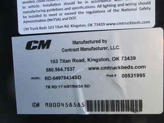 New CM 11.3 x 97 RD Flatbed Truck Bed