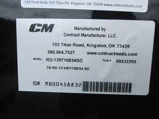 AS IS CM 13.3 x 97 RD Flatbed Truck Bed