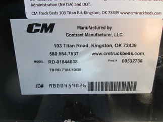 New CM 7 x 84 RD Flatbed Truck Bed