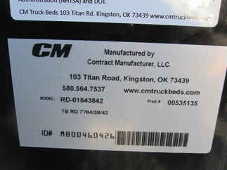 New CM 7 x 84 RD Flatbed Truck Bed