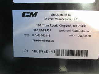 New CM 8.5 x 84 RD Flatbed Truck Bed