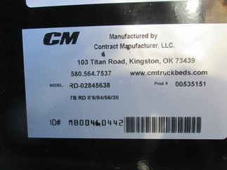 New CM 8.5 x 84 RD Flatbed Truck Bed