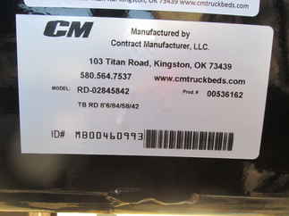 New CM 8.5 x 84 RD Flatbed Truck Bed