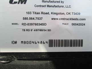 New CM 9.3 x 97 RD Flatbed Truck Bed