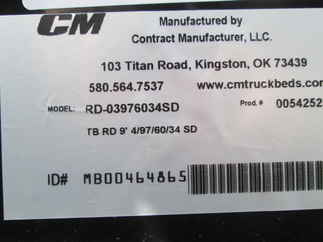 New CM 9.3 x 97 RD Flatbed Truck Bed