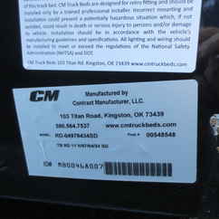 New CM 11.3 x 97 RD Flatbed Truck Bed