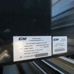 New CM 11 x 97 DP Flatbed Truck Bed