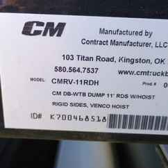 New CM 11 x 97 DP Flatbed Truck Bed