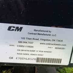 New CM 11 x 97 DP Flatbed Truck Bed