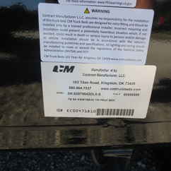 New CM 8.5 x 97 SK-DLX Flatbed Truck Bed