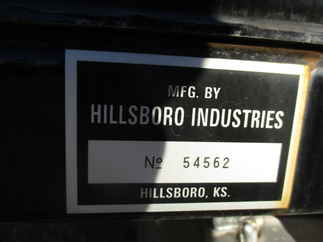 AS IS Hillsboro 8.5 x 96 500 Series Flatbed Truck Bed