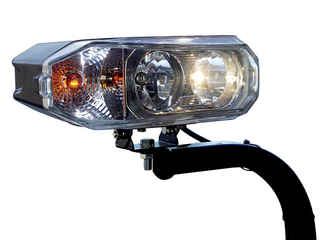 SOLD OUT New Hiniker 702 Model, Mid-Size, Full Trip Edge, Halogen headlights Poly Straight Blade, QH1