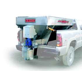 SOLD OUT New Hiniker 775 Model, V-Box Stainless Steel Spreader, 