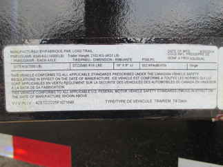 2015 Load Trail 83x22  Equipment Tilt TL8322072