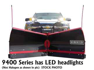  New Hiniker 9485 Model, V-Plow Torsion Spring Trip, LED headlights, Flare Top  Poly V-Plow, QH2