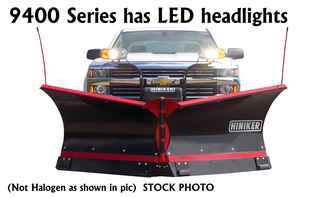  New Hiniker 9485 Model, V-Plow Torsion Spring Trip, LED headlights, Flare Top  Poly V-Plow, QH2