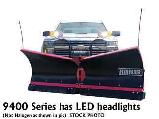  New Hiniker 9495 Model, V-Plow Torsion Spring Trip, LED headlights, Flare Top  Poly V-Plow, QH2