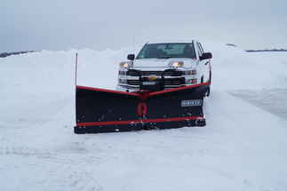 SOLD OUT - Available for Special Order. Call for Price. New Hiniker 9585 Model, V-Plow Torsion Spring Trip, HALOGEN headlights, Flare Top  Poly V-Plow, QH2