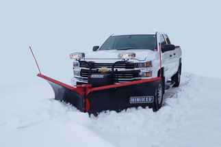 SOLD OUT - Available for Special Order. Call for Price. New Hiniker 9863 Model, V-Plow Compression Spring Trip, HALOGEN Headlights, Flare Top Poly V-Plow, QH2