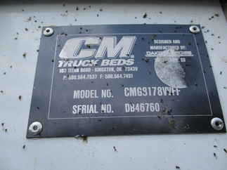 AS IS CM 6.75 x 78 SB Flatbed Truck Bed