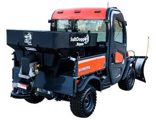  New Buyers SaltDogg SHPE0750 Model, V-Box Poly Hopper Spreader, 