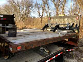 Used Truck Bed only   Knapheide Flatbed 12.5 ft Platform Dual Rear Wheel