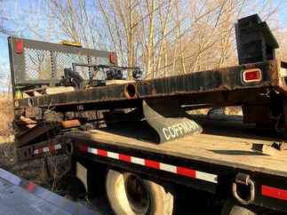 Used Truck Bed only   Knapheide Flatbed 12.5 ft Platform Dual Rear Wheel