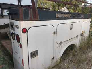 Used Truck Bed only   Fibre Body Service body 9 ft Service Body Dual Rear Wheel