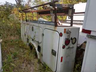 Used Truck Bed only   Fibre Body Service body 9 ft Service Body Dual Rear Wheel