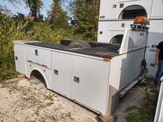 Used Truck Bed only   Omaha Standard Service body 11 ft  Dual Rear Wheel