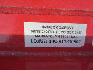  Used Hiniker 2753 Model, Straight Conventional, HALOGEN headlights Steel