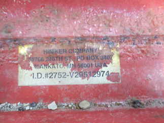  Used Hiniker 2752 Model, Straight Conventional, HALOGEN headlights Steel