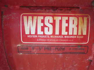  Used Western Pro-Plow Model,  Steel