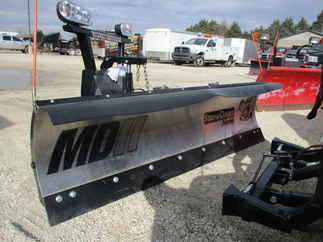  Used SnowDogg MD75II Model, Straight blade, Full trip moldboard Poly