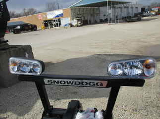  Used SnowDogg MD75II Model, Straight blade, Full trip moldboard Poly